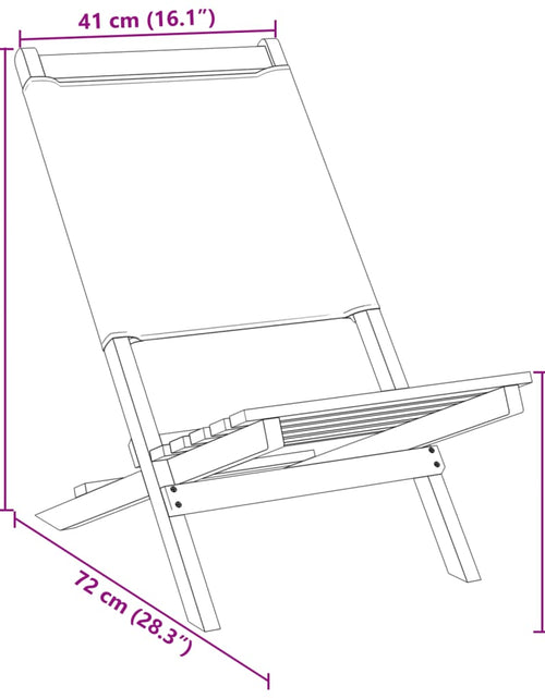 Загрузите изображение в средство просмотра галереи, Scaune de grădină pliabile 6 buc., textil taupe/lemn masiv
