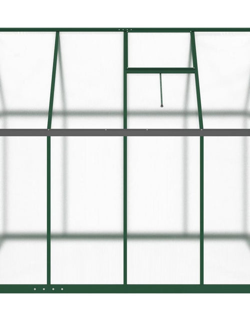 Încărcați imaginea în vizualizatorul Galerie, Sere cu cadru de bază, verde, 224x169x195 cm, aluminiu
