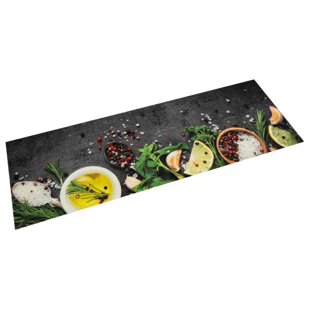 Covor de bucătărie lavabil Spices, 45x150 cm, catifea - Lando