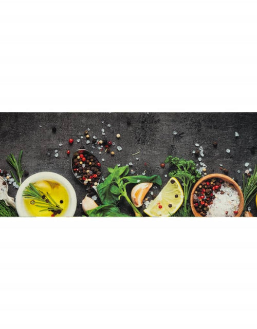 Încărcați imaginea în vizualizatorul Galerie, Covor de bucătărie lavabil Spices, 60x180cm, catifea - Lando
