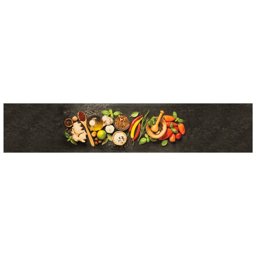 Covor de bucătărie lavabil Spices, 60x300 cm, catifea - Lando
