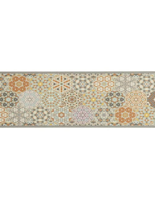 Încărcați imaginea în vizualizatorul Galerie, Covor de bucătărie lavabil pastel hexagonal, 45x150 cm, catifea - Lando
