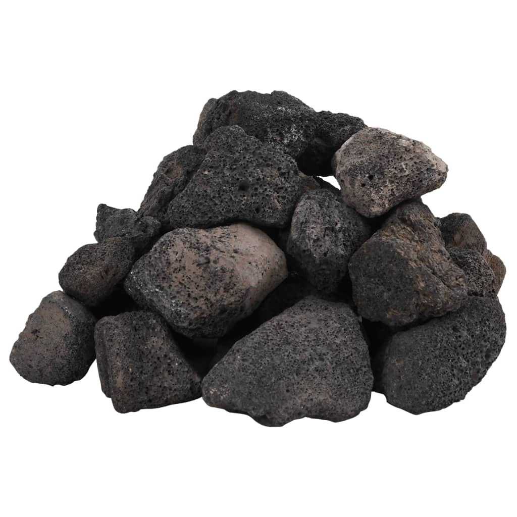 Roci vulcanice, 25 kg, negru, 5-8 cm