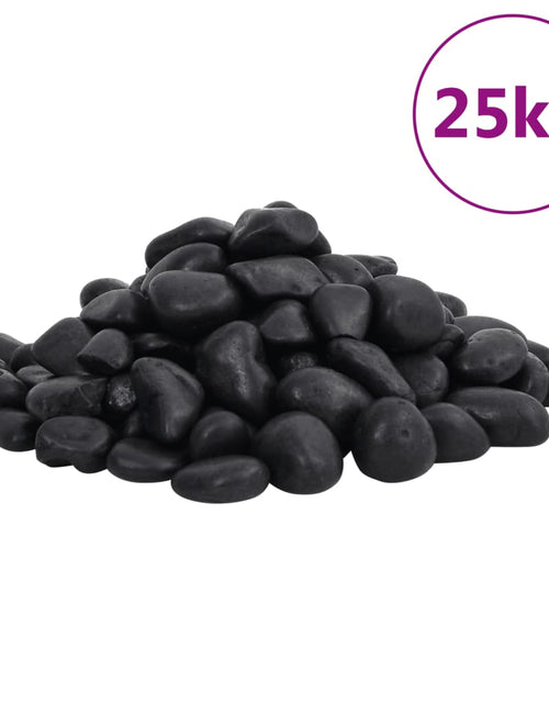 Загрузите изображение в средство просмотра галереи, Pietricele lustruite, 25 kg, negru, 2-5 cm
