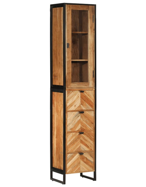 Încărcați imaginea în vizualizatorul Galerie, Set mobilier de baie, 4 piese, fier și lemn masiv de acacia - Lando
