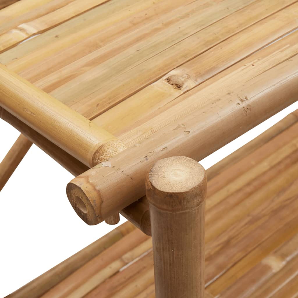 Raft cu 5 niveluri, 100x40x150 cm, bambus
