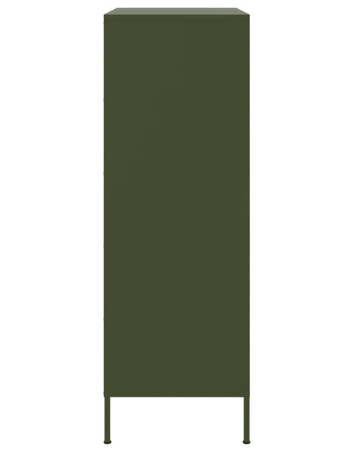 Încărcați imaginea în vizualizatorul Galerie, Dulap înalt, verde măsliniu, 68x39x113 cm, oțel
