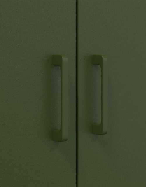 Загрузите изображение в средство просмотра галереи, Dulap înalt, verde măsliniu, 68x39x113 cm, oțel
