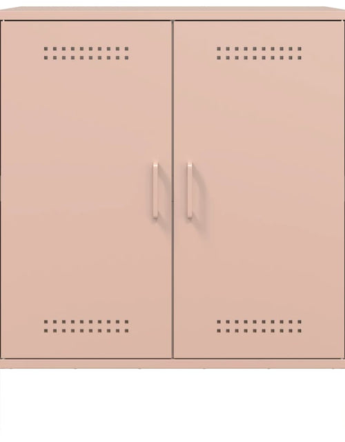 Încărcați imaginea în vizualizatorul Galerie, Dulap, roz, 68x39x79 cm, oțel
