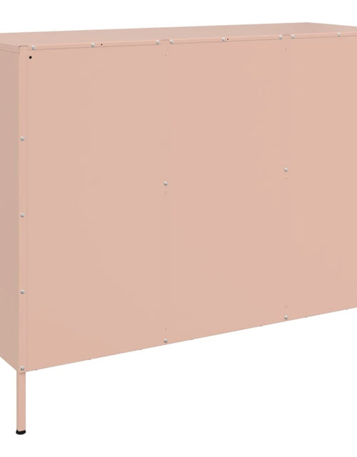 Загрузите изображение в средство просмотра галереи, Dulap, roz, 100,5x39x79 cm, oțel laminat la rece
