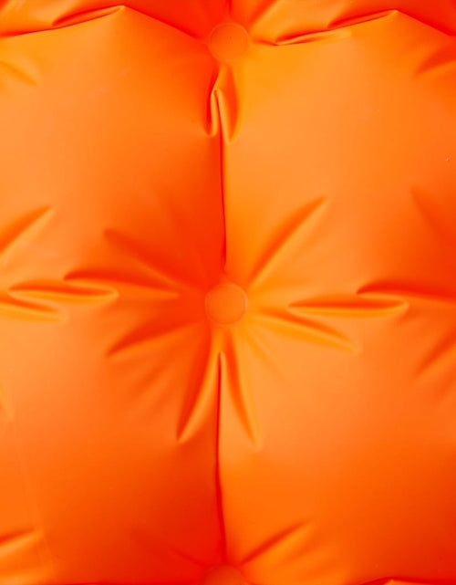 Загрузите изображение в средство просмотра галереи, Saltea camping auto-gonflabilă cu pernă, 1 persoană, portocaliu
