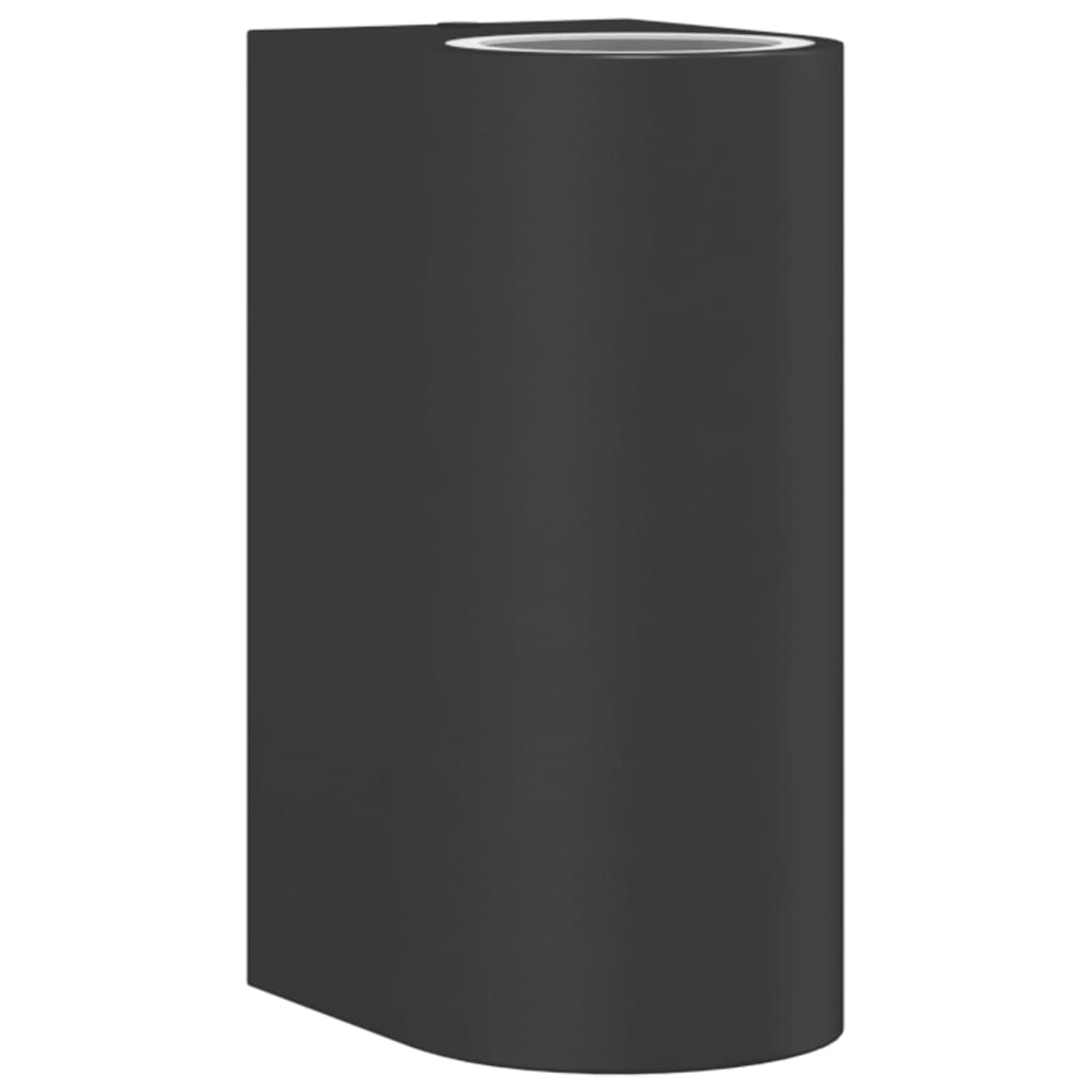 Lampă exterioară de perete, negru, aluminiu turnat sub presiune