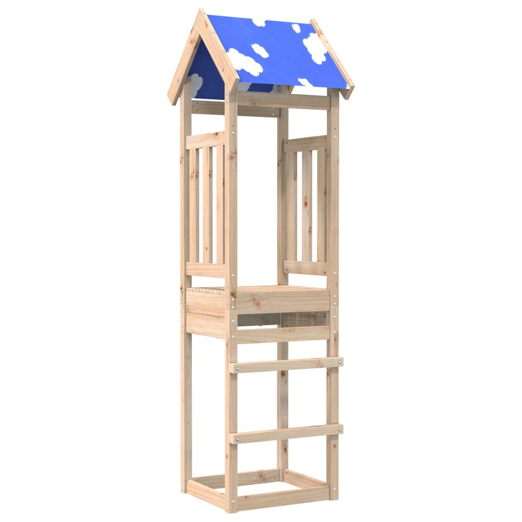 Turn de joacă, 52,5x46,5x208 cm, lemn masiv de pin