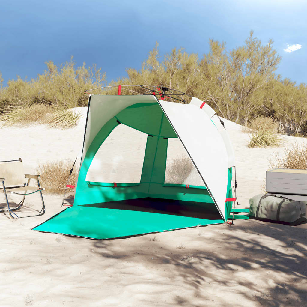 Cort camping 4 persoane verde marin impermeabil setare rapidă