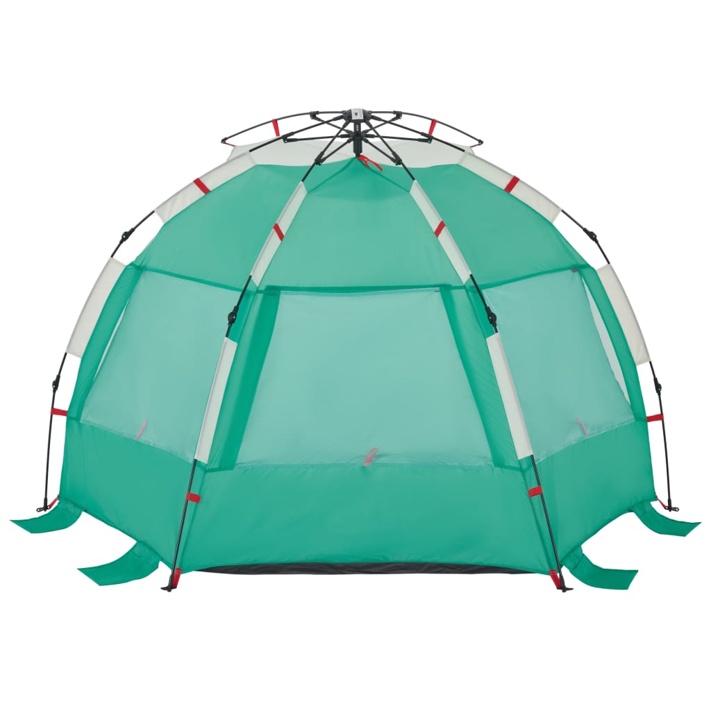 Cort camping 4 persoane verde marin impermeabil setare rapidă