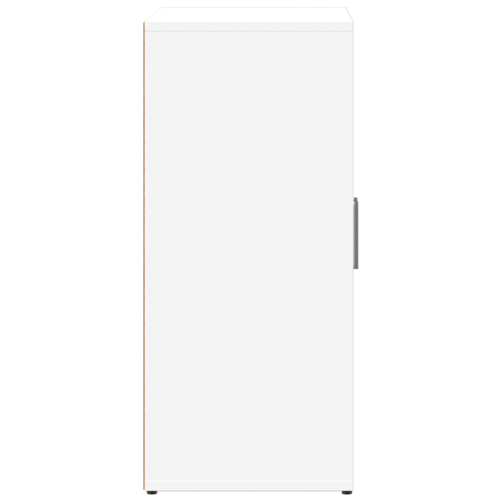 Dulapuri, 2c., alb, 60x31x70 cm, lemn prelucrat