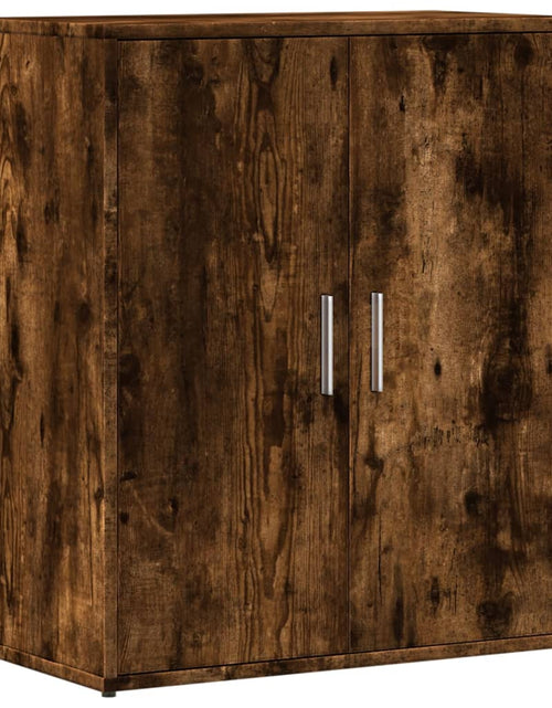 Încărcați imaginea în vizualizatorul Galerie, Dulapuri, 2 buc., stejar fumuriu, 60x31x70 cm, lemn prelucrat
