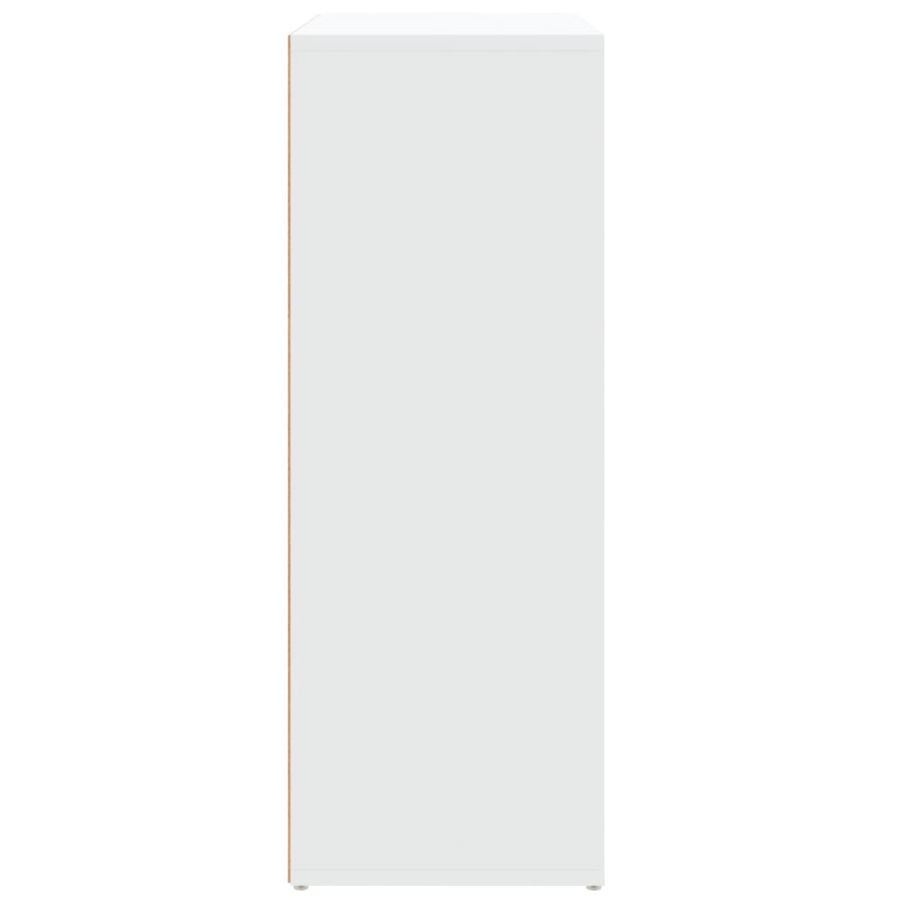 Dulapuri, 2 buc., alb, 60x31x84 cm, lemn prelucrat