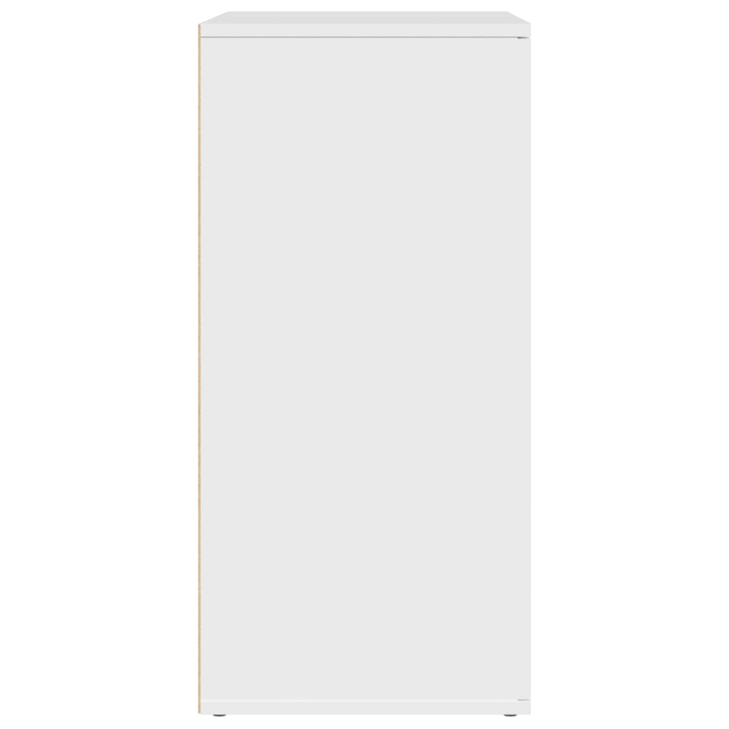 Dulapuri, alb, 2 buc., 79x38x80 cm, lemn prelucrat