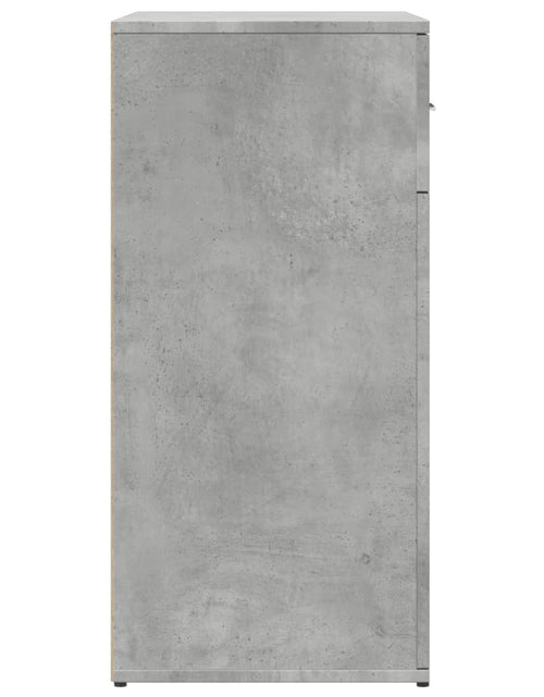 Загрузите изображение в средство просмотра галереи, Dulapuri, 2 buc., gri beton, 79x38x80 cm, lemn prelucrat
