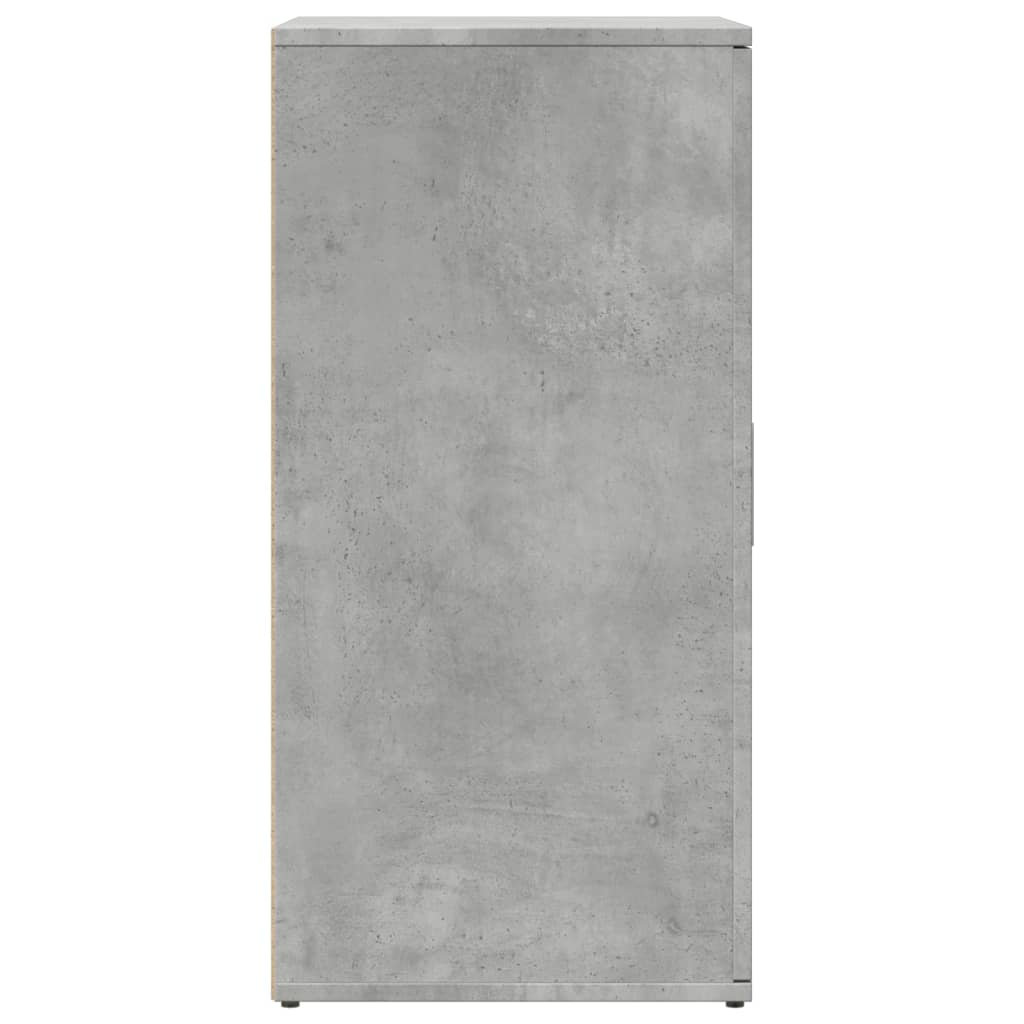 Dulapuri, 2 buc., gri beton, 59x39x80 cm, lemn compozit