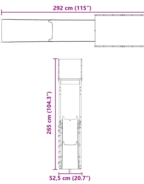 Загрузите изображение в средство просмотра галереи, Set de joacă pentru exterior, lemn masiv de douglas
