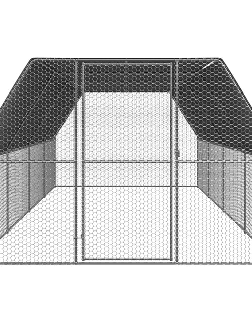 Încărcați imaginea în vizualizatorul Galerie, Coteț de păsări, 3x8x2 m, oțel galvanizat
