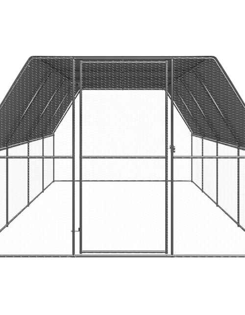 Загрузите изображение в средство просмотра галереи, Coteț de păsări, 3x8x2 m, oțel galvanizat
