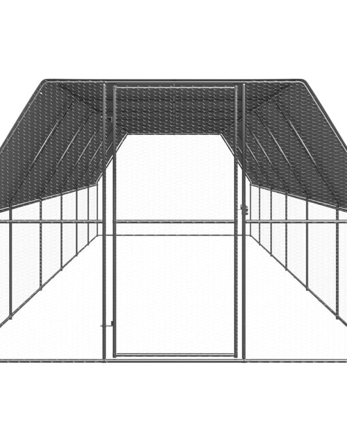 Încărcați imaginea în vizualizatorul Galerie, Coteț de păsări, 3x12x2 m, oțel galvanizat
