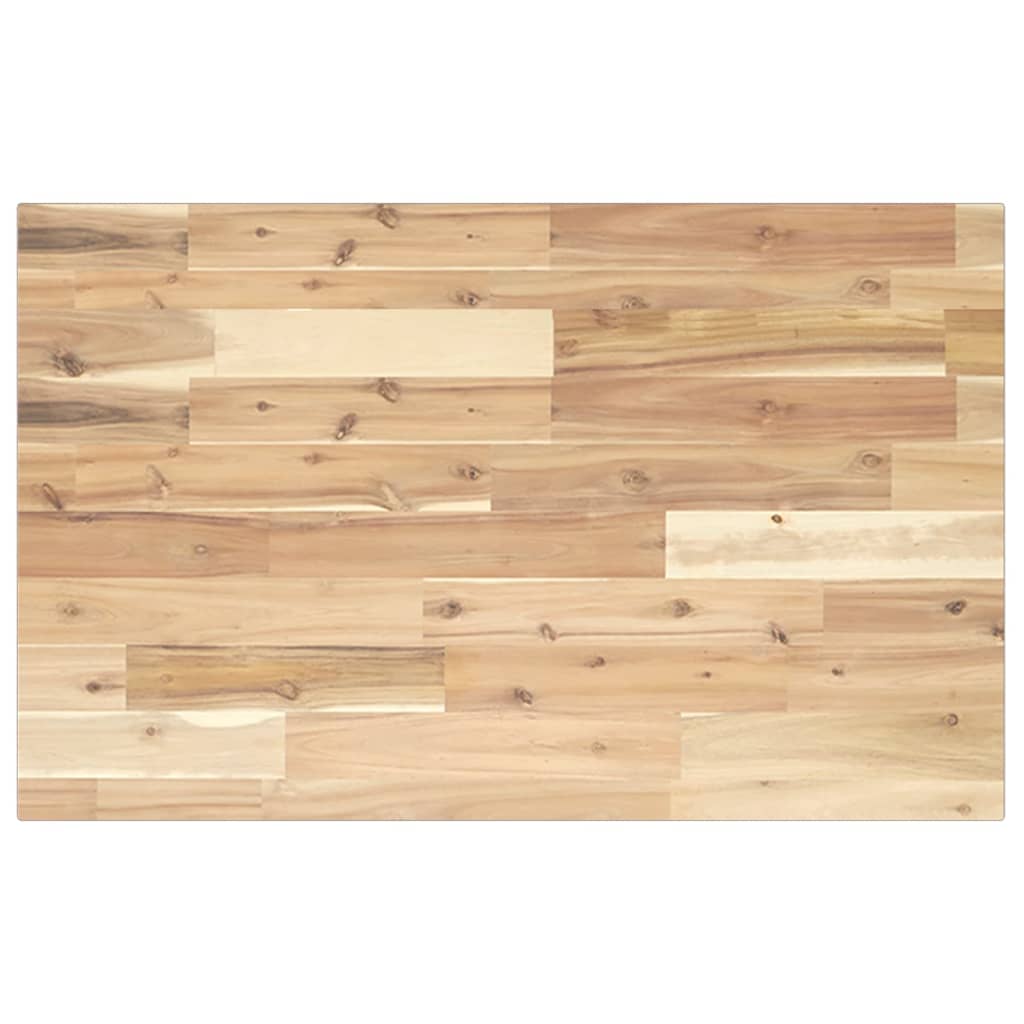 Blat de baie netratat, 60x50x2 cm, lemn masiv de acacia