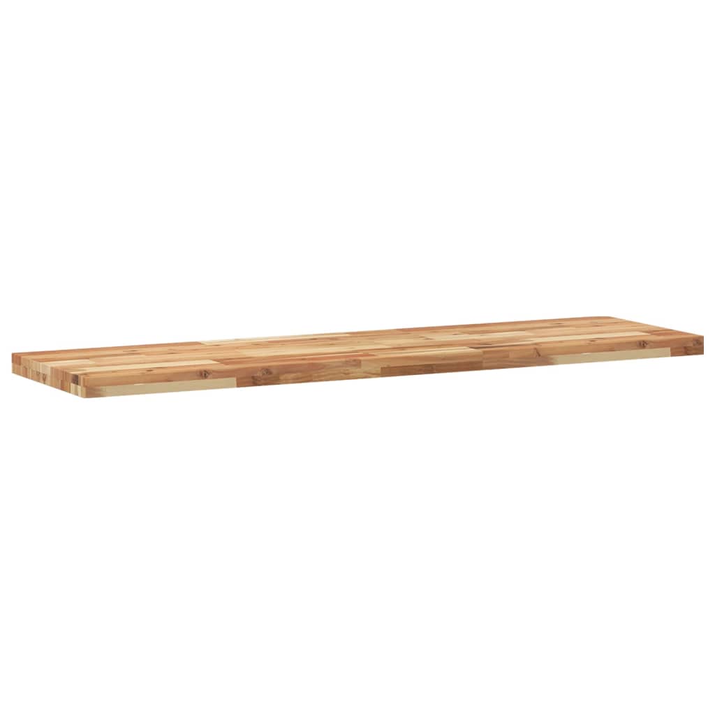 Blat de baie finisaj cu ulei, 120x40x4 cm, lemn masiv de acacia