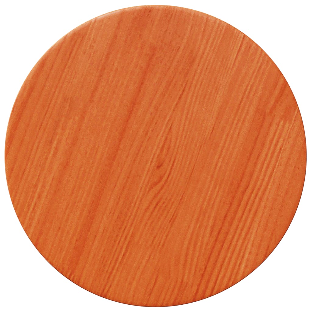 Blat de masă rotund, maro ceruit, Ø30x2,5 cm, lemn masiv de pin