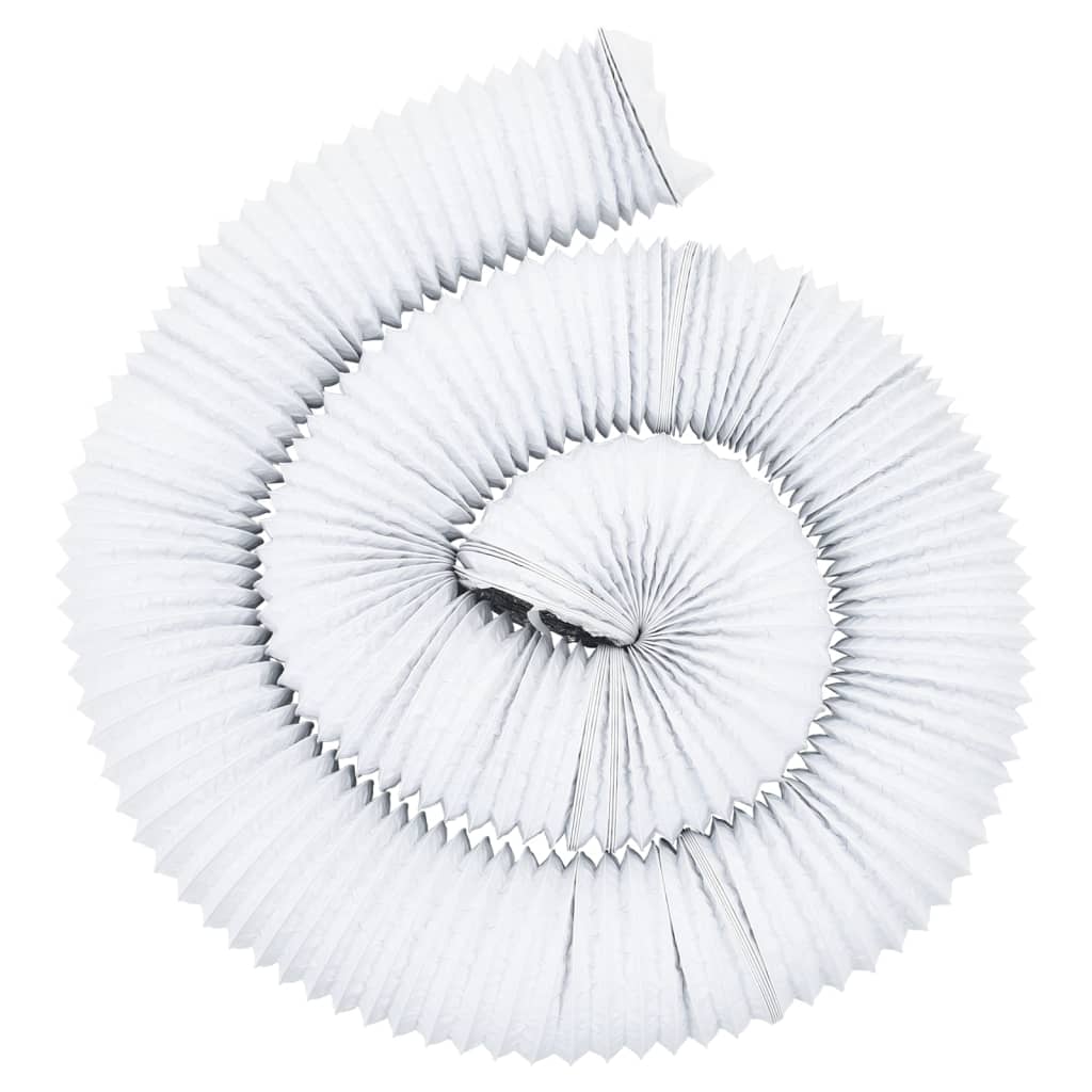 Conductă de ventilație, 6 m, Ø10 cm, aluminiu și PVC