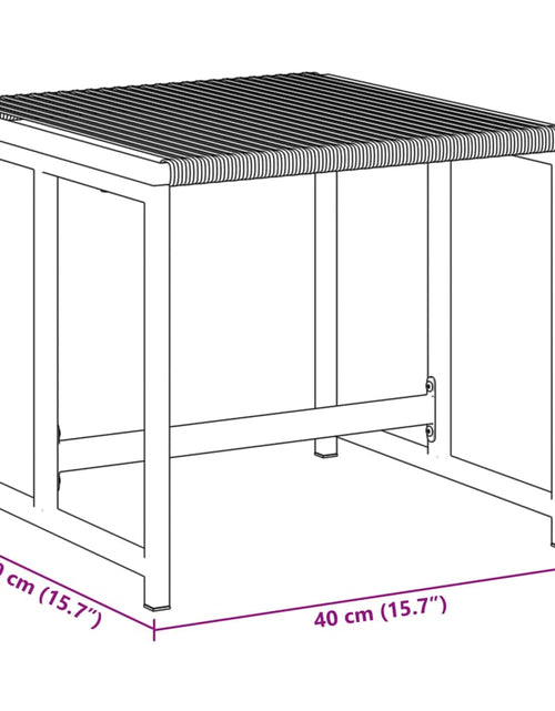 Încărcați imaginea în vizualizatorul Galerie, Taburete de grădină, 4 buc. negru, poliratan
