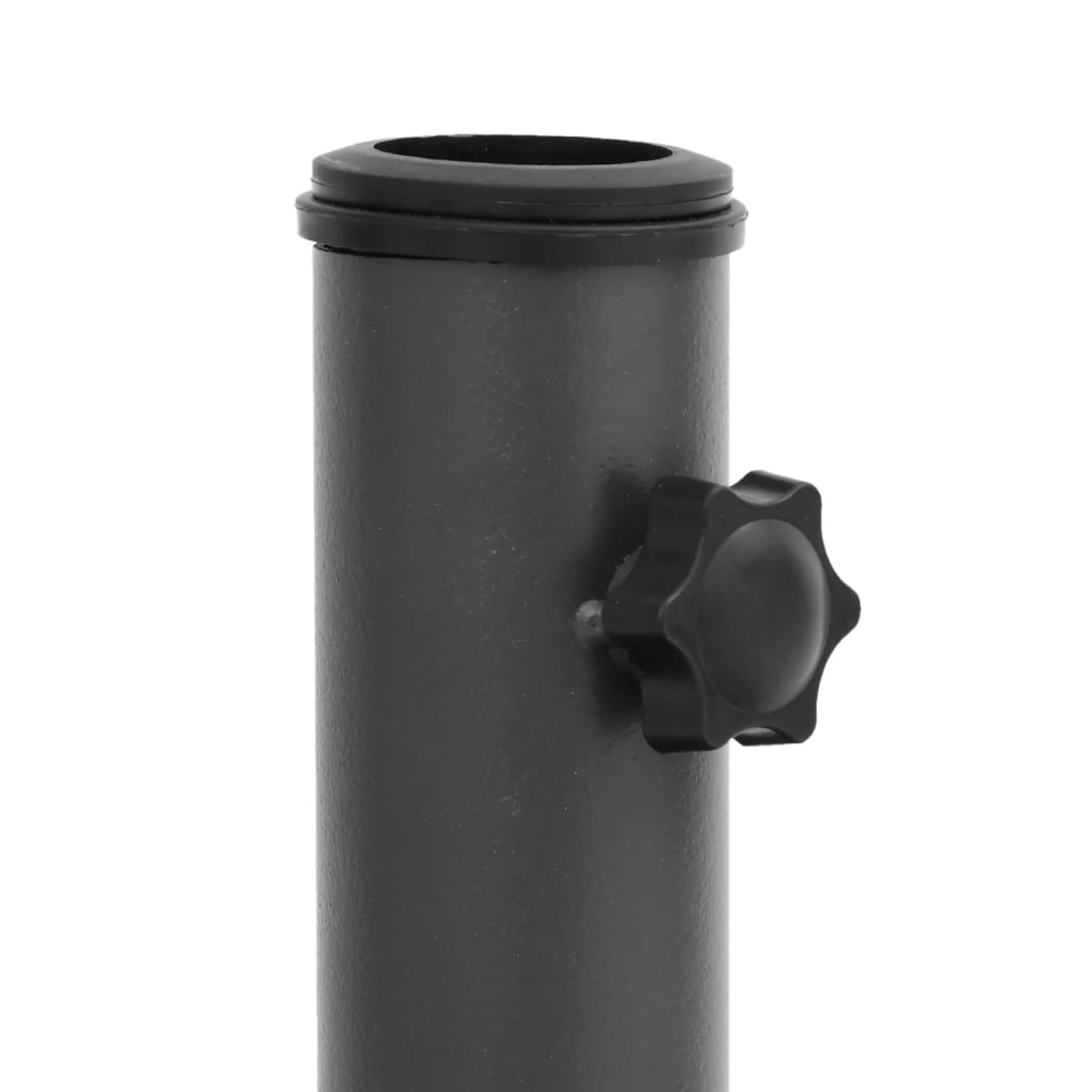 Suport umbrelă pentru stâlpi Ø32/35/38 mm, 11 kg, pătrat