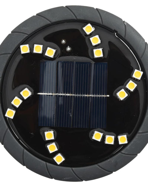 Загрузите изображение в средство просмотра галереи, Lămpi solare cu țăruși de sol pentru exterior, 12 buc. alb cald
