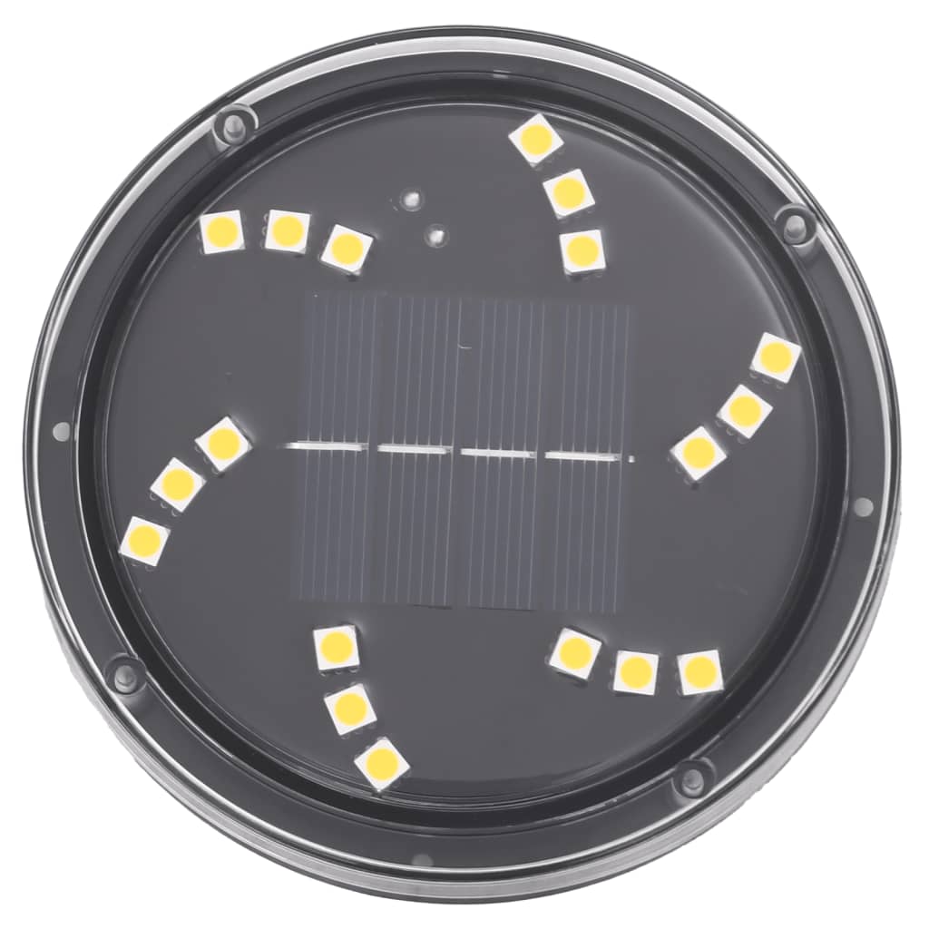 Lămpi solare cu țăruși de sol pentru exterior, 4 buc. alb cald