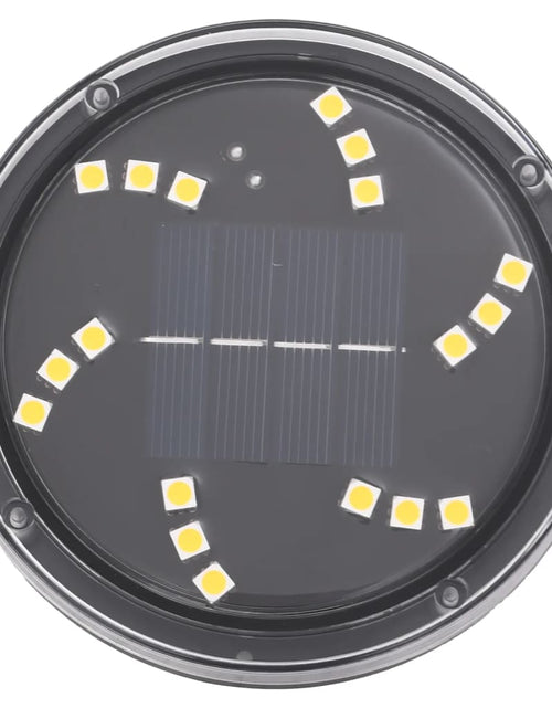 Загрузите изображение в средство просмотра галереи, Lămpi solare cu țăruși de sol pentru exterior, 12 buc. alb cald
