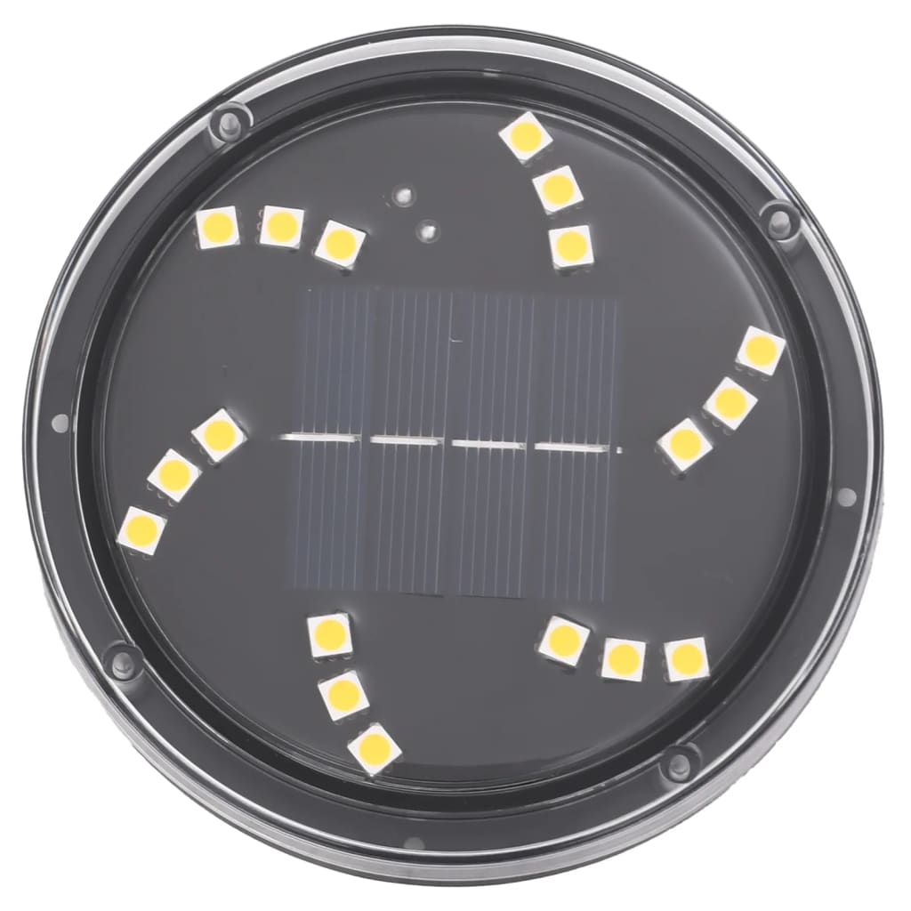 Lămpi solare cu țăruși de sol pentru exterior, 12 buc. alb cald