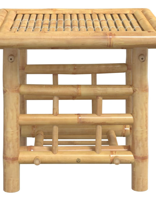 Încărcați imaginea în vizualizatorul Galerie, Măsuță laterală, 45x45x45 cm, bambus
