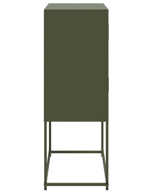 Загрузите изображение в средство просмотра галереи, Dulap, verde măslină, 68,5x38,5x107 cm, oțel
