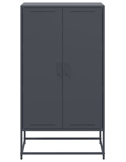 Загрузите изображение в средство просмотра галереи, Dulap înalt, antracit, 68,5x38,5x123,5 cm, oțel
