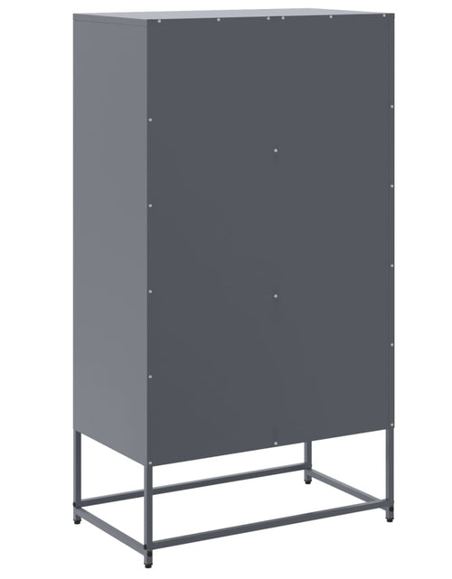 Загрузите изображение в средство просмотра галереи, Dulap înalt, antracit, 68,5x38,5x123,5 cm, oțel

