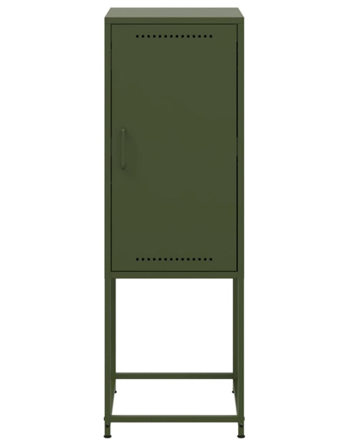 Загрузите изображение в средство просмотра галереи, Dulap înalt verde măslină 36x39x107 cm oțel
