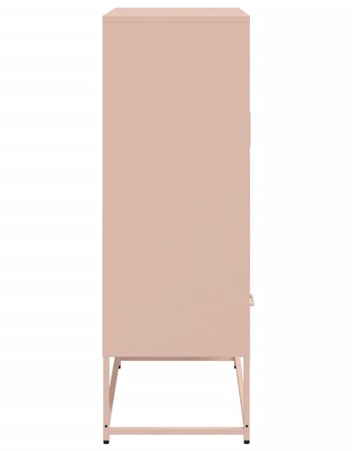 Încărcați imaginea în vizualizatorul Galerie, Dulap înalt, roz, 68x39x111,5 cm, oțel laminat la rece
