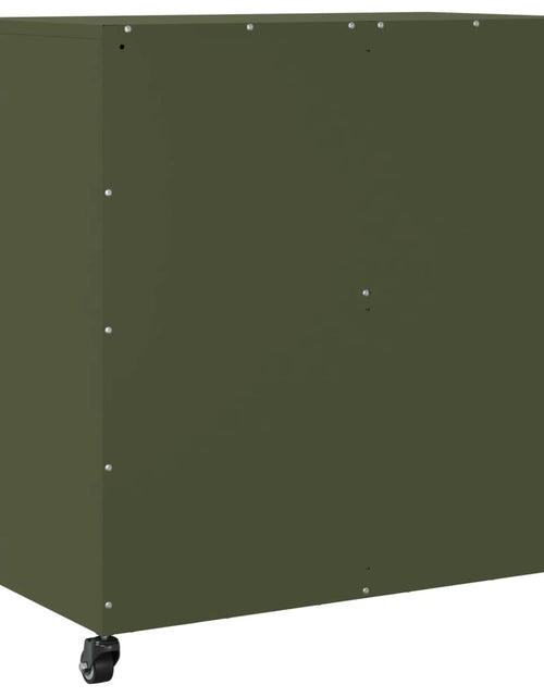 Încărcați imaginea în vizualizatorul Galerie, Dulap, verde măsliniu, 68,5x39x72 cm, oțel laminat la rece
