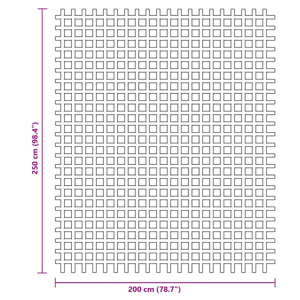 Covoraș de camping, verde, 2,5x2 m