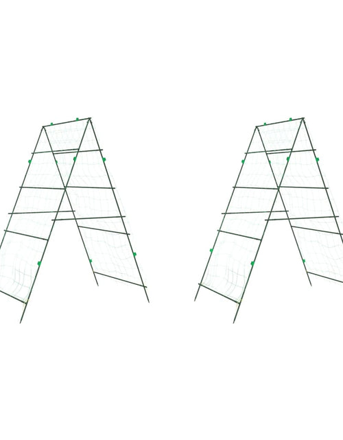Загрузите изображение в средство просмотра галереи, Spaliere de grădină plante cățărătoare 2 buc. oțel, cu cadru A
