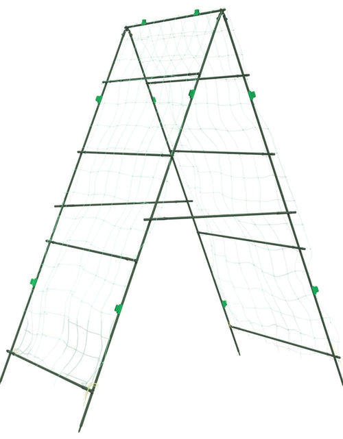 Загрузите изображение в средство просмотра галереи, Spaliere de grădină plante cățărătoare 2 buc. oțel, cu cadru A

