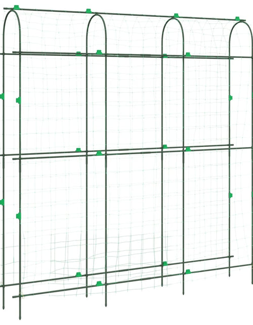 Загрузите изображение в средство просмотра галереи, Spaliere de grădină plante cățărătoare 3 buc. oțel, cu cadru U
